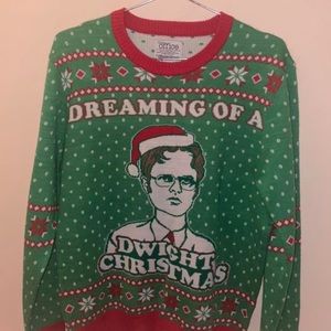 Dwight Schrute ugly Christmas sweater